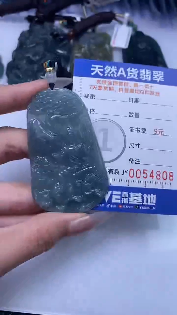 【闪购商品】翡翠颈饰未镶嵌A货翡翠4808