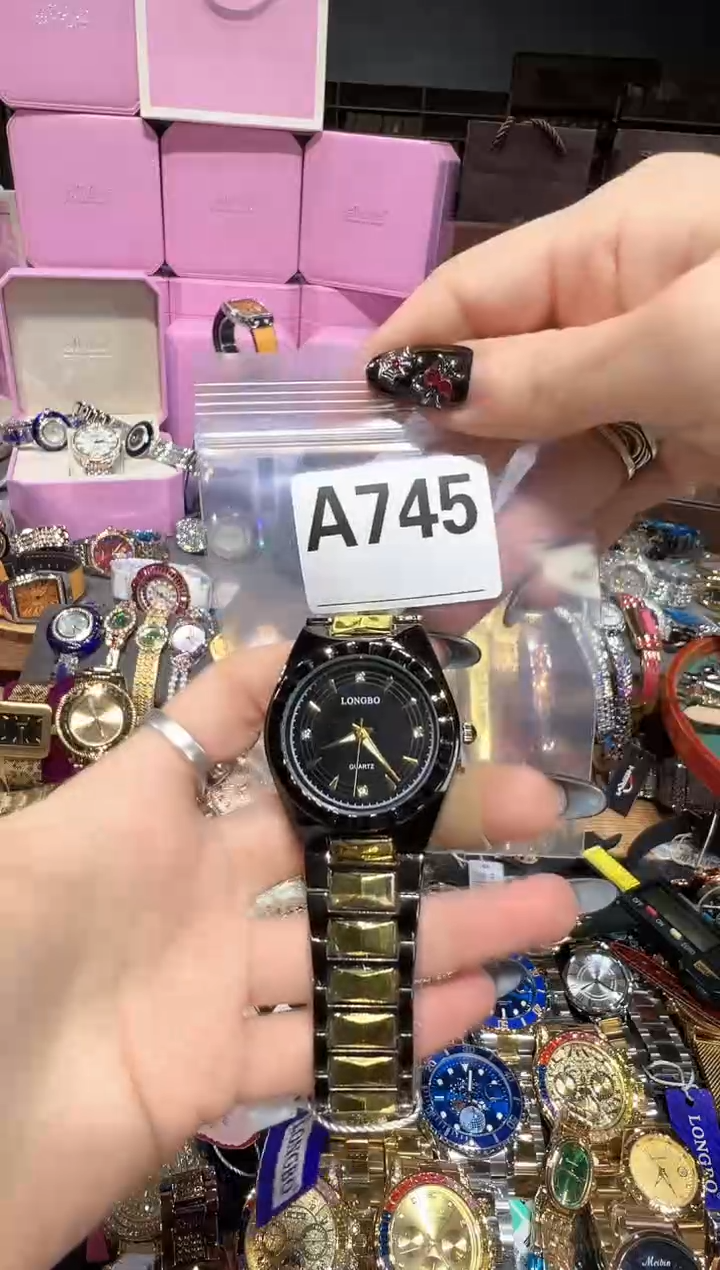 石英机芯不锈钢不锈钢直播定闪专用