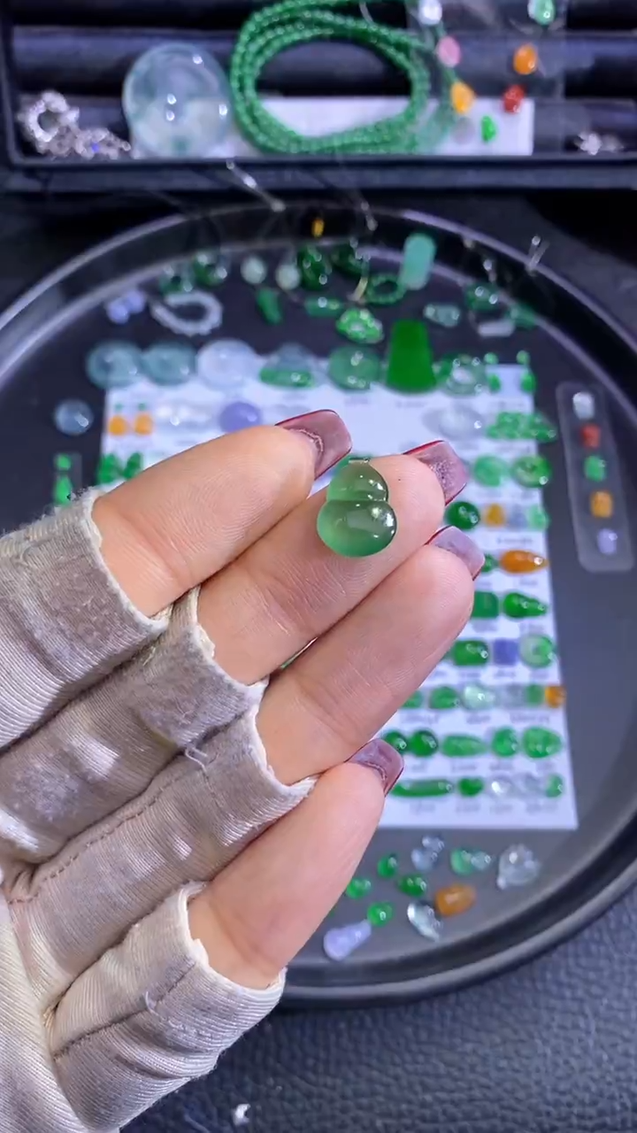 未镶嵌挂件翡翠葫芦