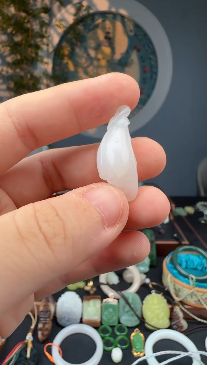 颈饰未镶嵌和田玉和田玉