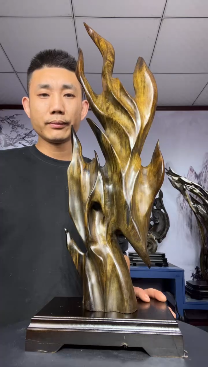 金丝楠木雕款—*E金丝楠木工艺品摆件