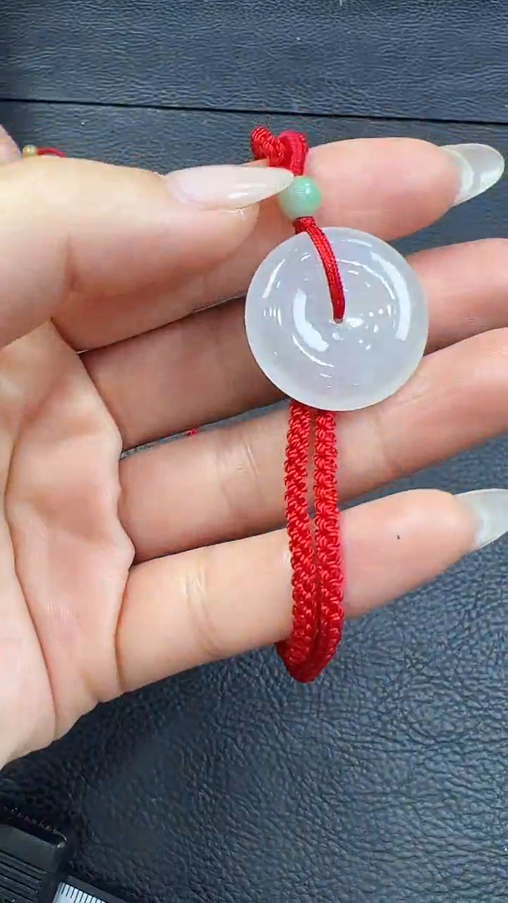 未镶嵌挂件翡翠春****花平安扣