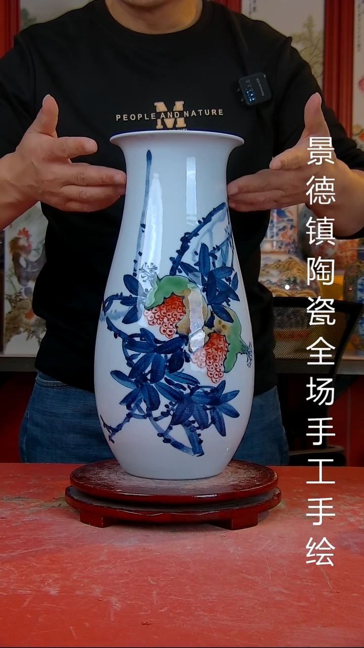 摆件陶景德镇陶瓷 全场手工手绘