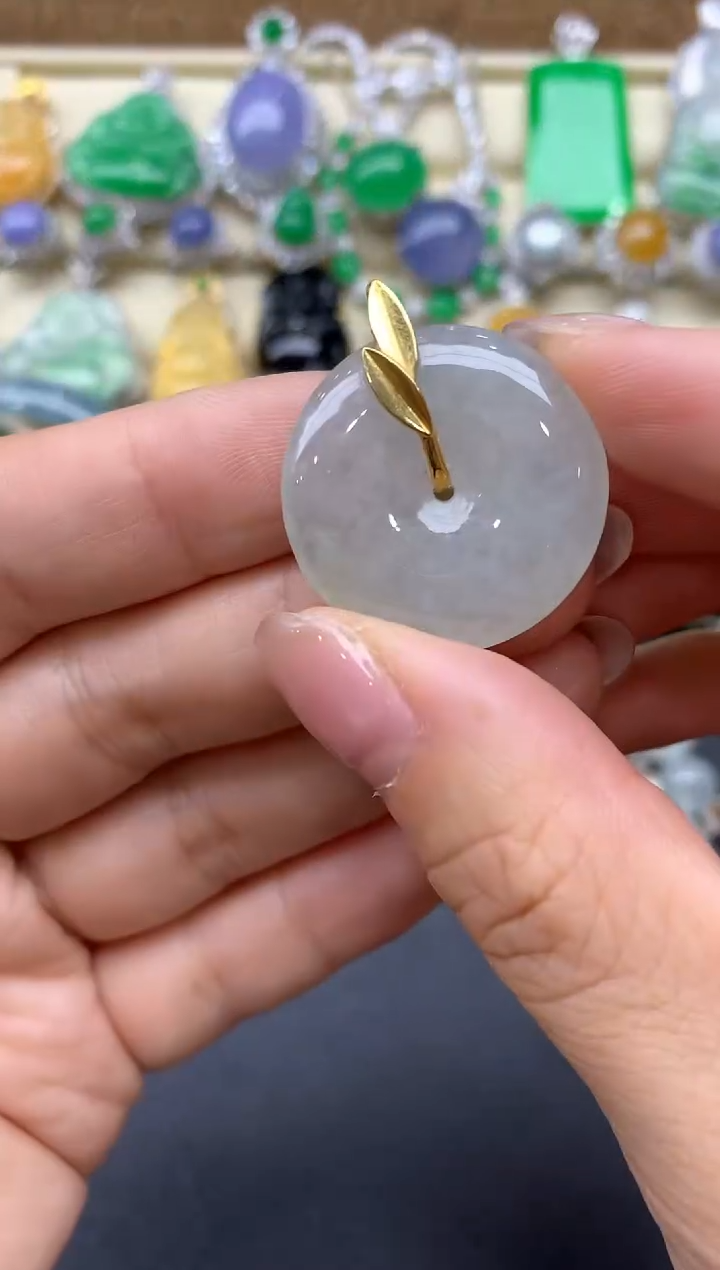 【闪购商品】翡翠颈饰18K金镶嵌81-中国好珍宝