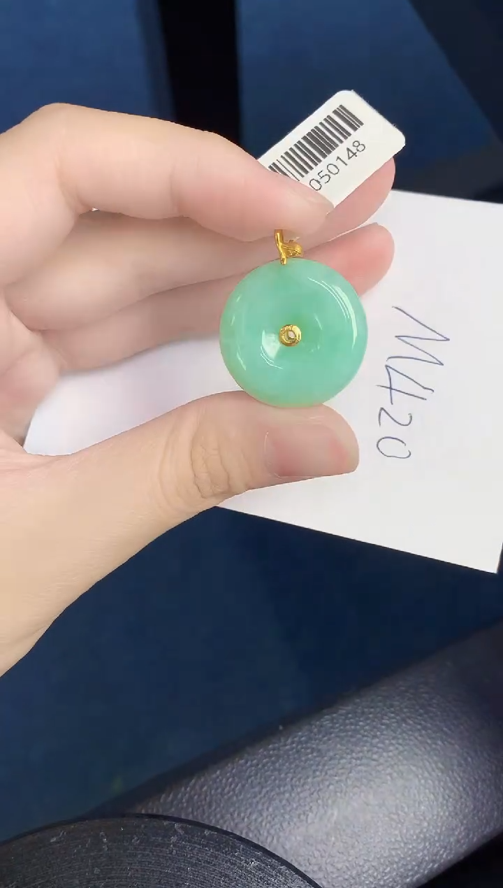 【闪购商品】翡翠颈饰18K金镶嵌000000000