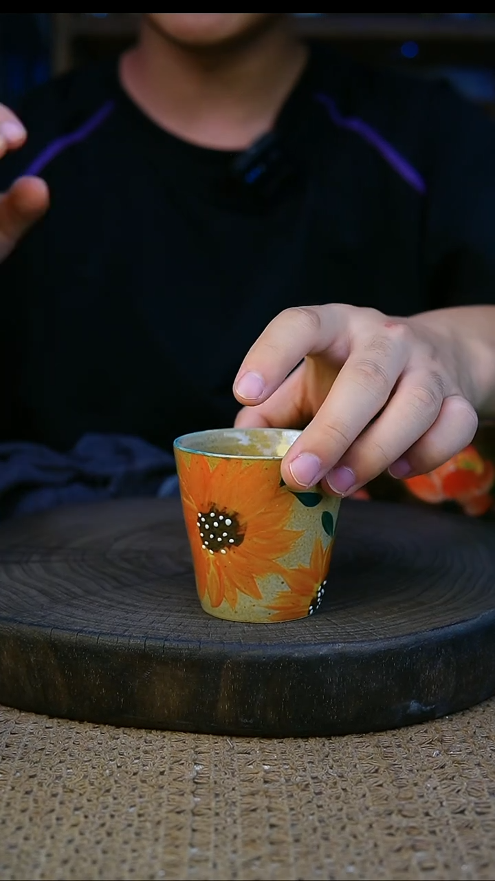 花瓶/杯子/盘子景德镇手工手绘釉下彩2