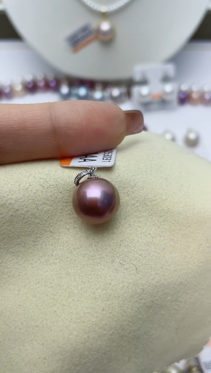 【闪购商品】淡水珍珠颈饰18K金镶嵌W113