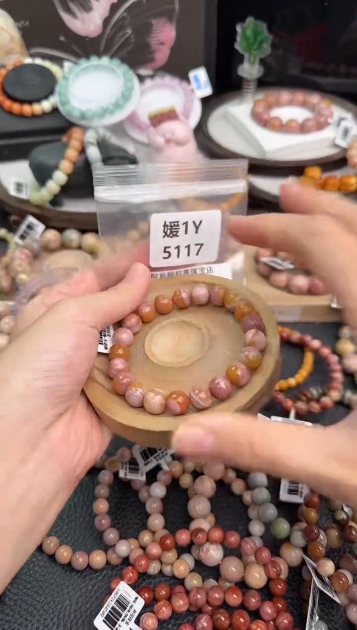 未镶嵌手链石英质玉妹*头1Y5117