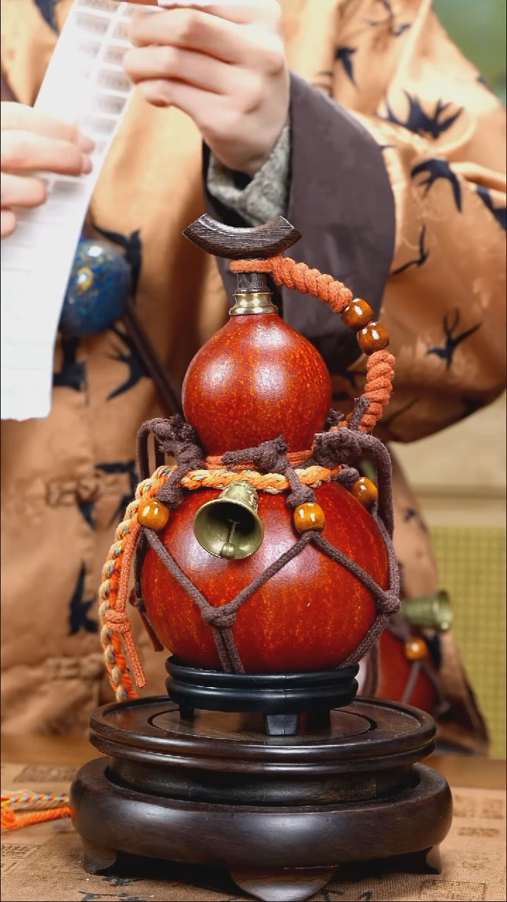 XV062网兜款大漆酒葫芦（现货现发）