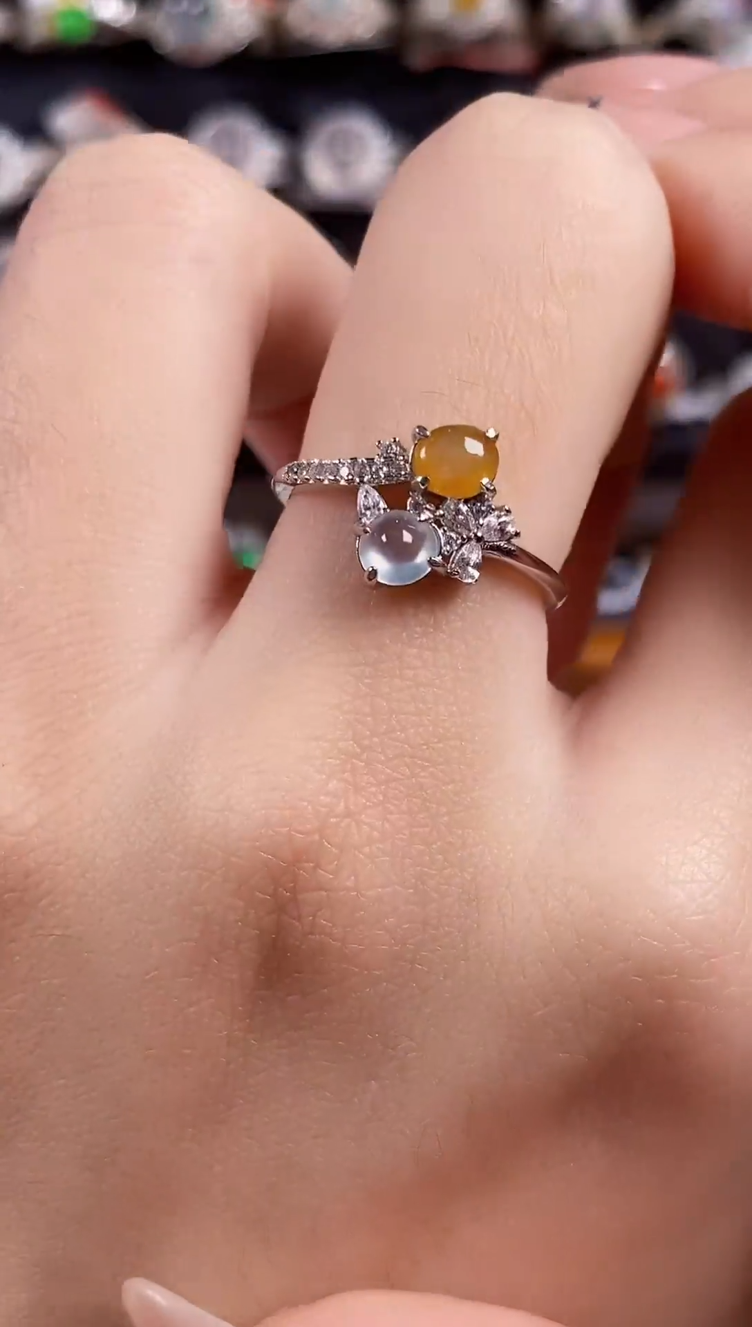 未镶嵌戒指翡翠天然A货翡翠105