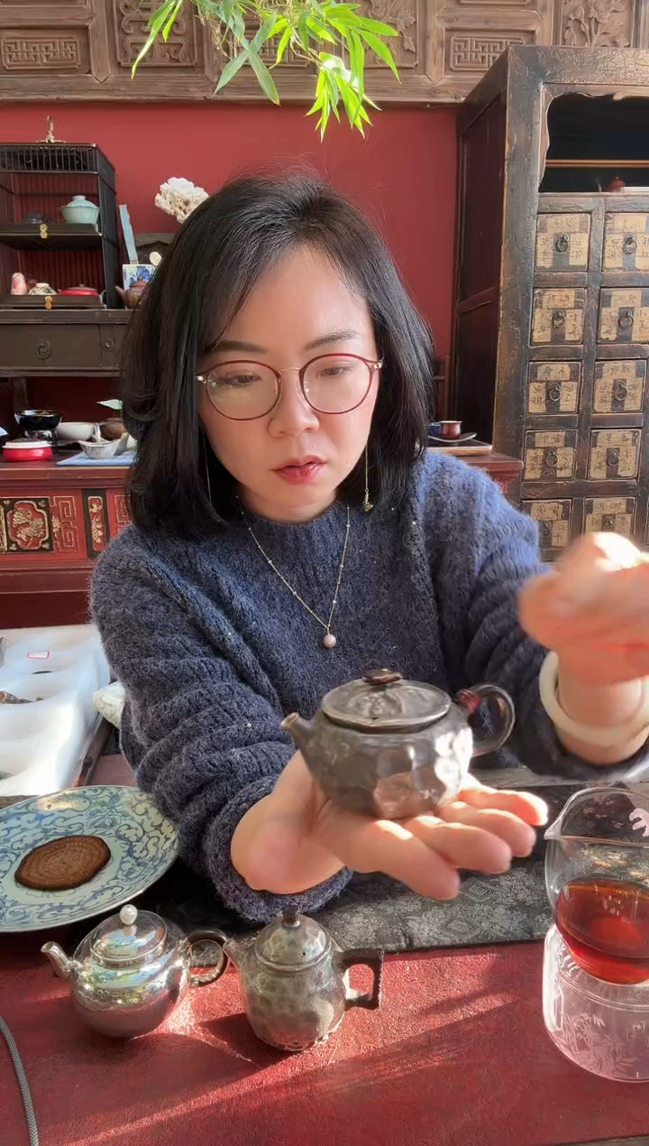 摆件陶yh086板娘的茶