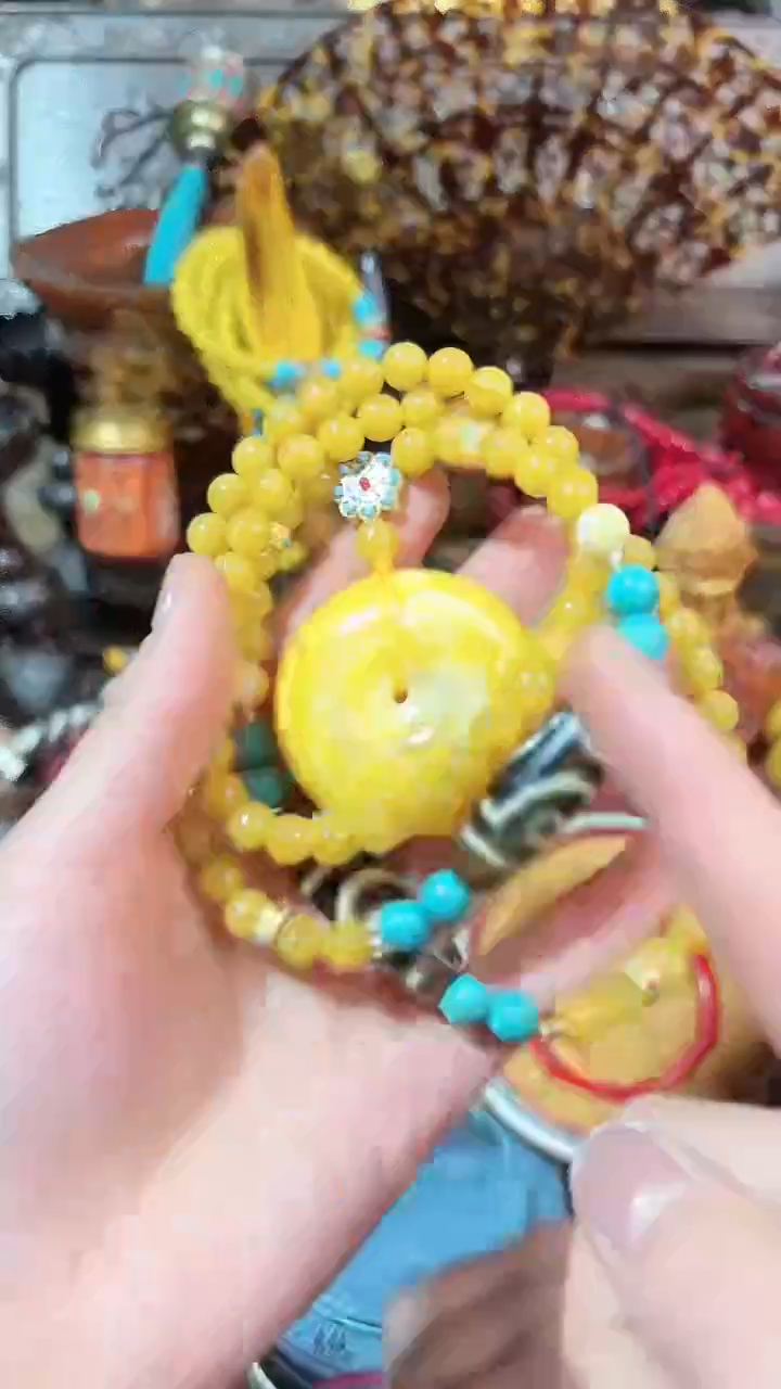 【闪购商品】蜜蜡手链未镶嵌浩最帅哈哈哈哈哈哈哈