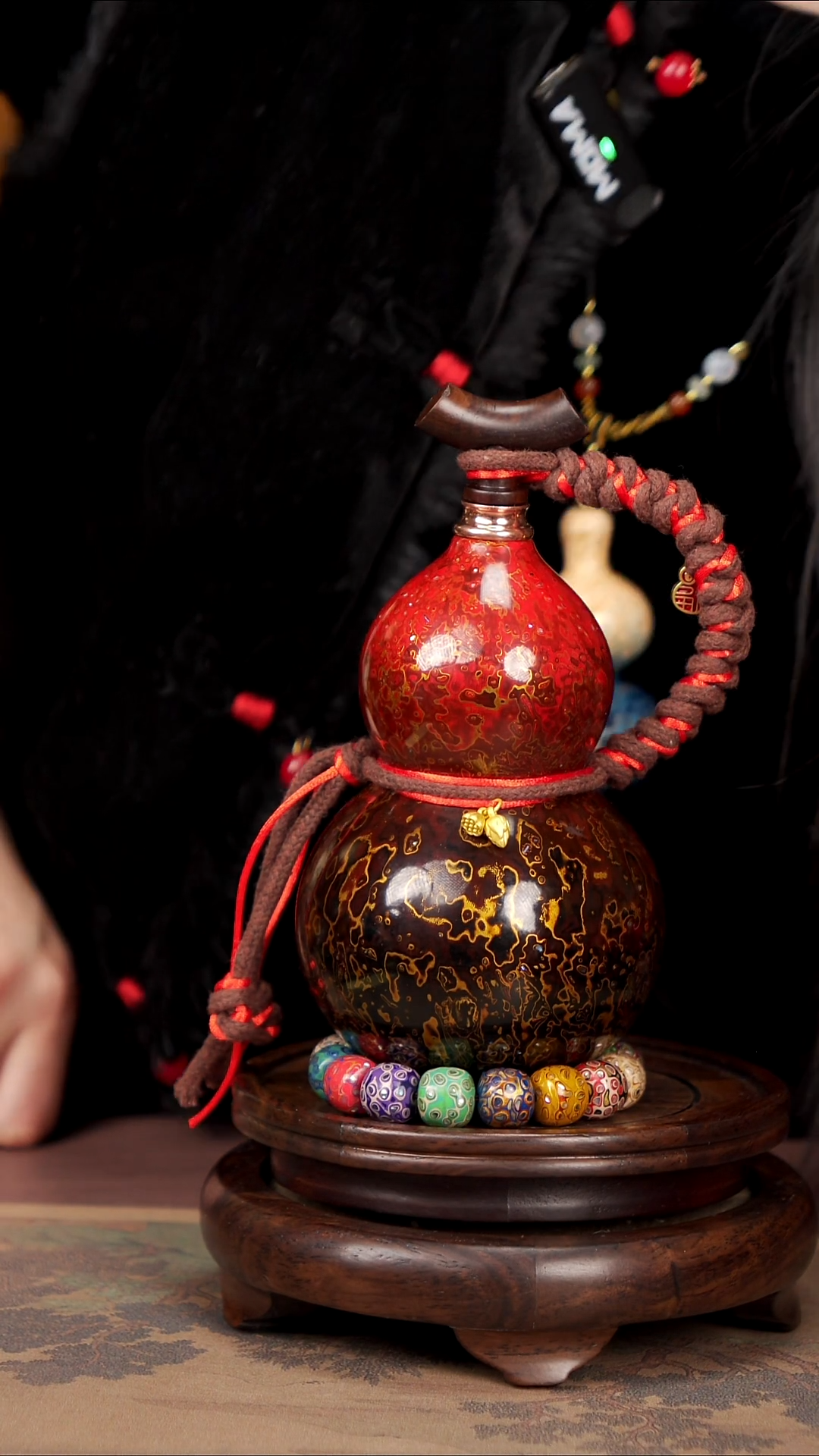 【闪购商品】88易林高端工艺大漆酒葫芦--318