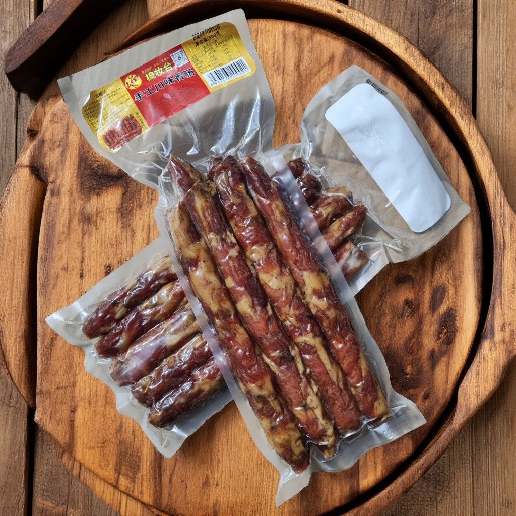 重庆梳妆台川味香肠500g/袋永川来苏特产烟熏腊肉腊肠无辣椒防腐