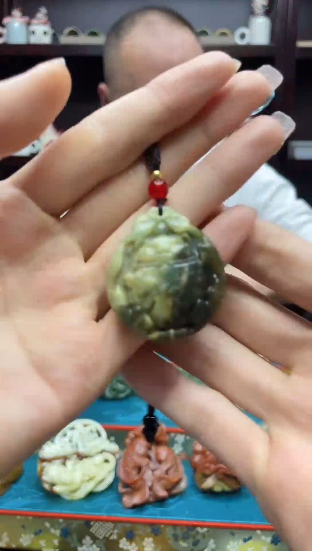 未镶嵌岫玉吊坠·