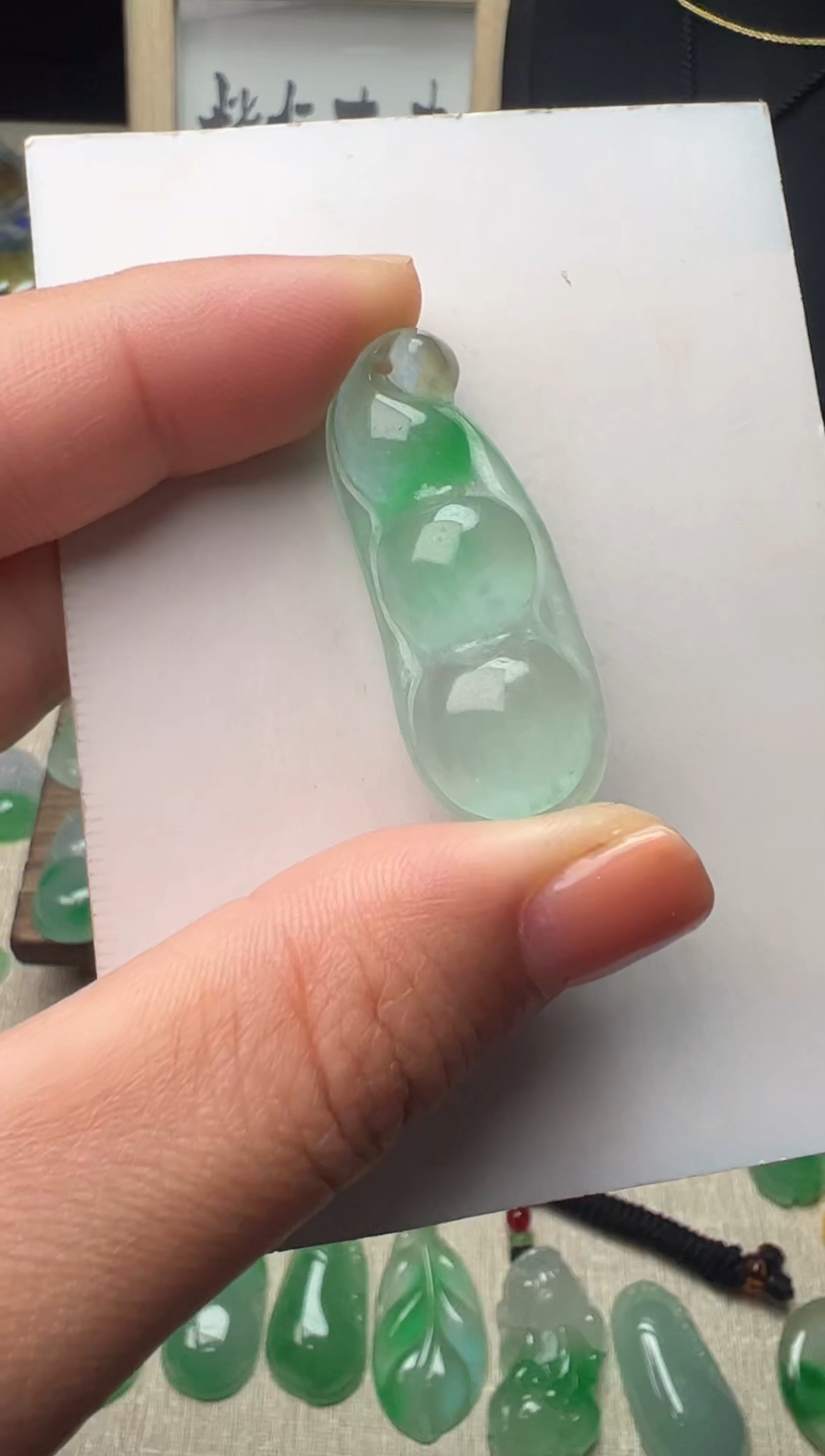 未镶嵌挂件翡翠所见即所得，一图一物