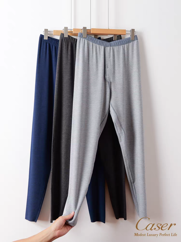 【夏娃万达店诚选】caser凯撒F152男款秋冬无痕随意裁保暖裤