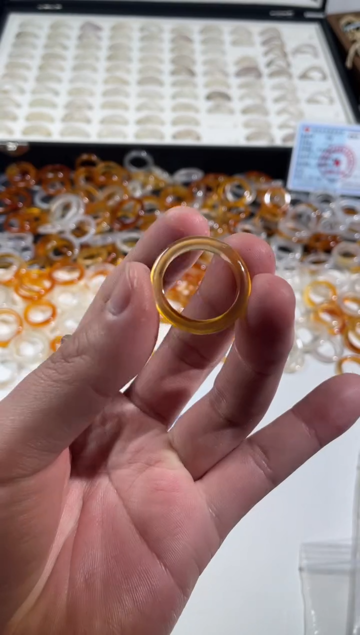 【闪购商品】玛瑙/玉髓戒指未镶嵌87