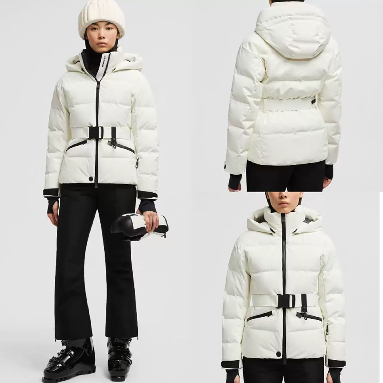 COCO FEFH 25s新款立领防风加厚女保暖秋冬女士户外羽绒滑雪服