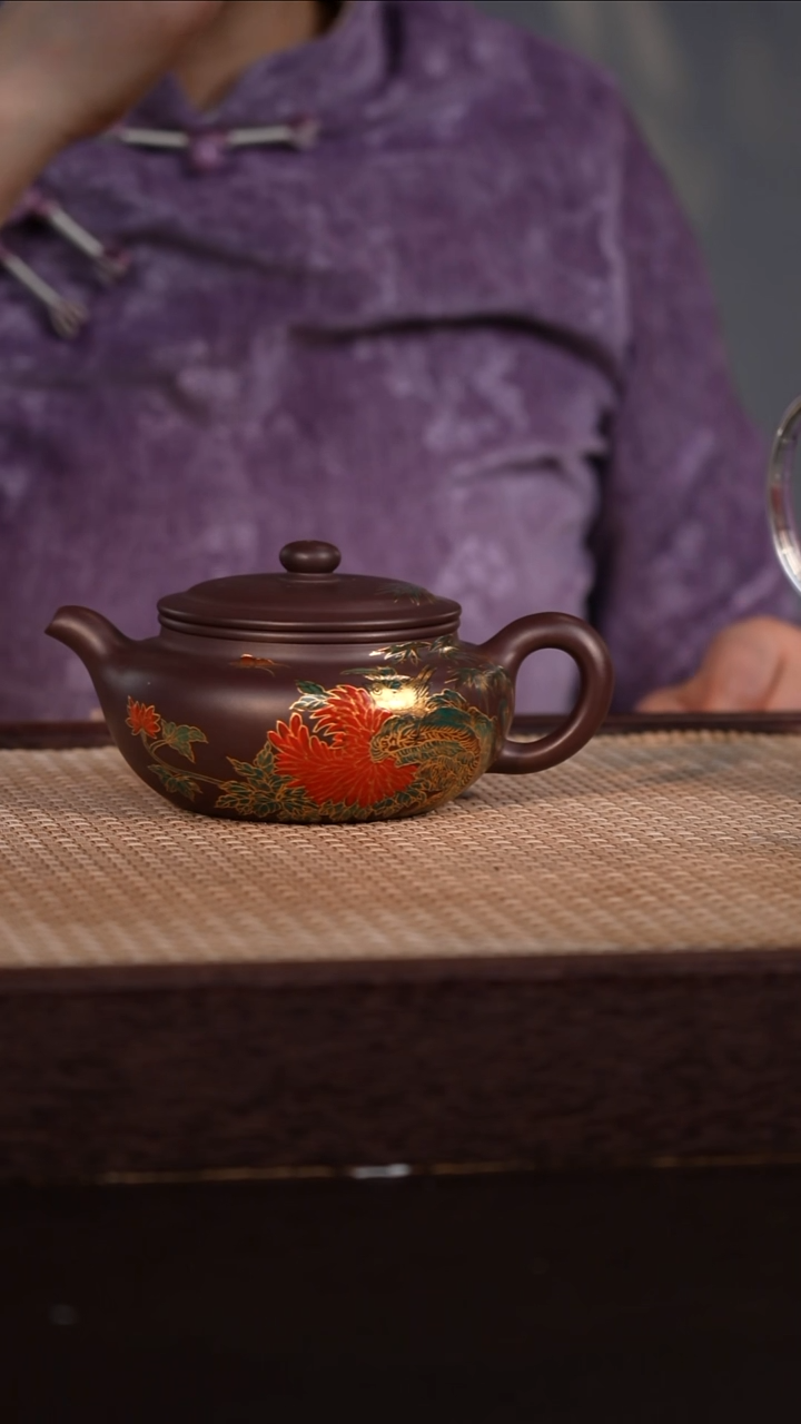 茶壶紫砂黑墩头 290cc