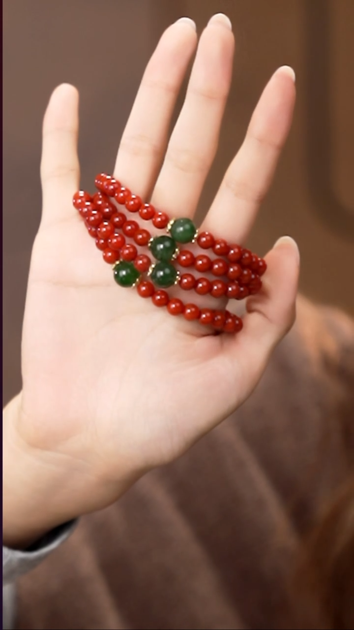 未镶嵌手串南红玛瑙 工厂抛货 不退不换 多样性发其1