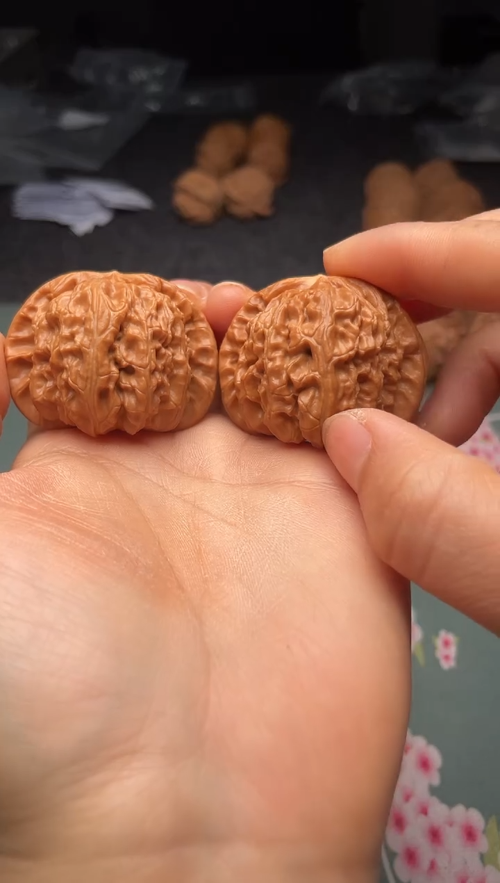 把件文玩核桃w277   白狮子   43尺