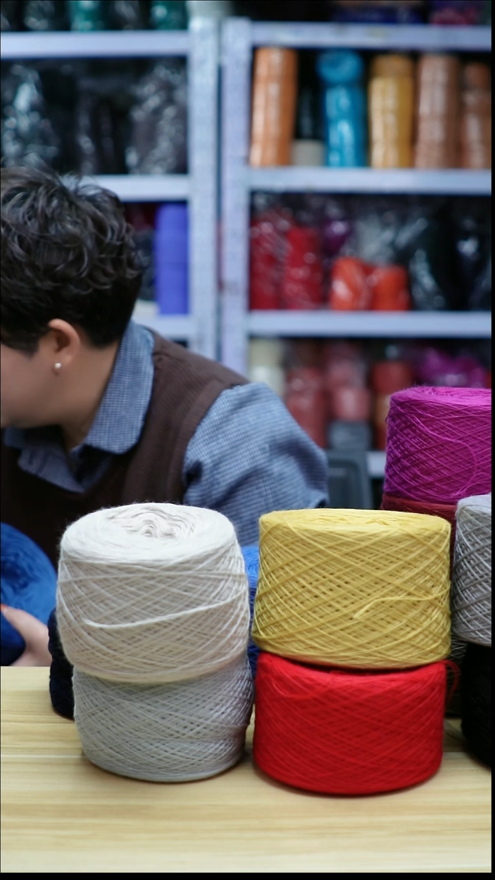 羊毛欢姐手编线B294