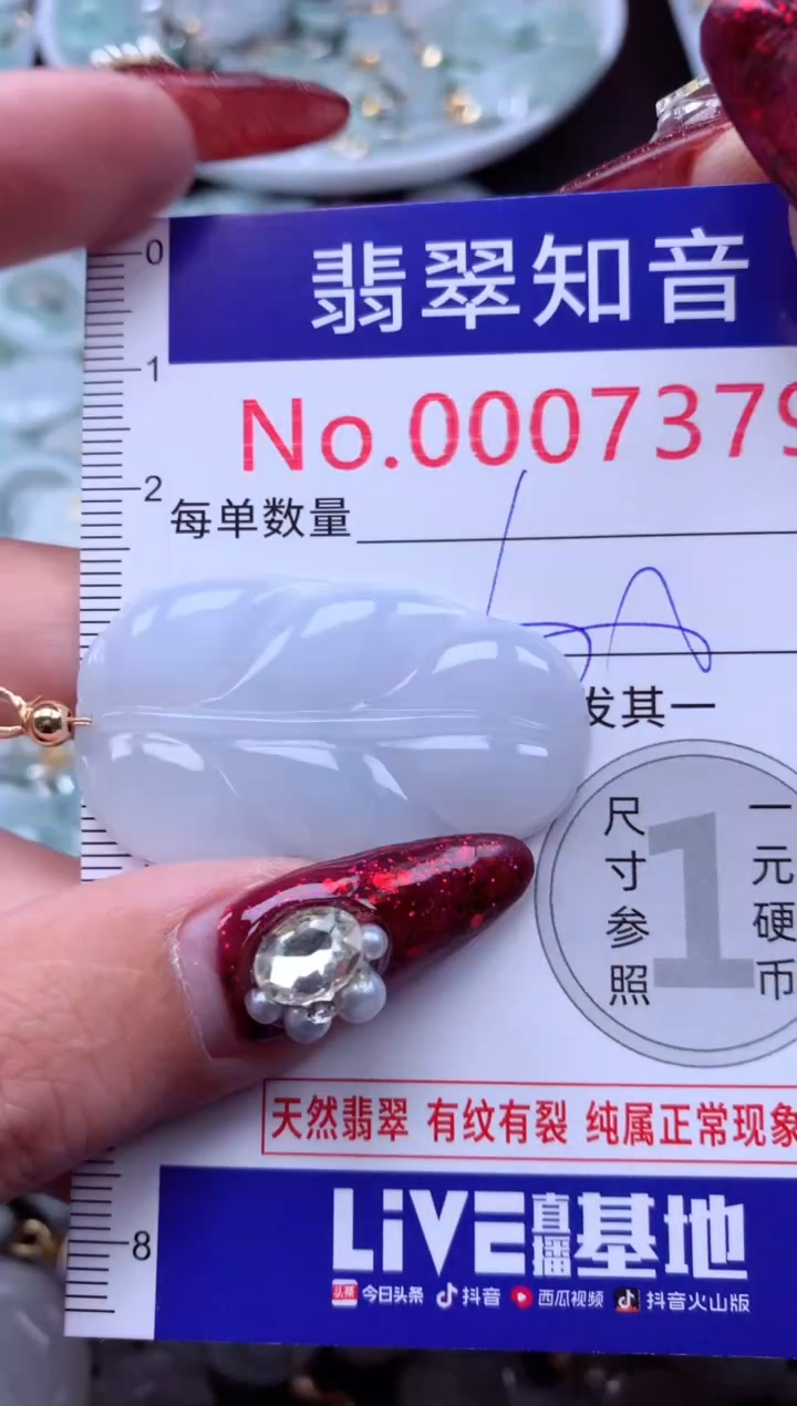 吊坠(不含链)未镶嵌翡翠7379