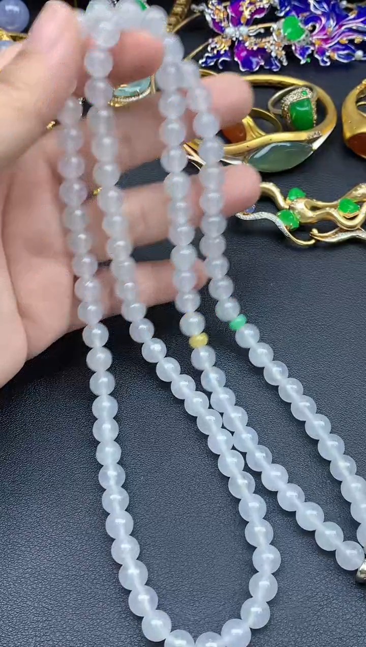 翡翠未镶嵌颈饰284-春日珠宝