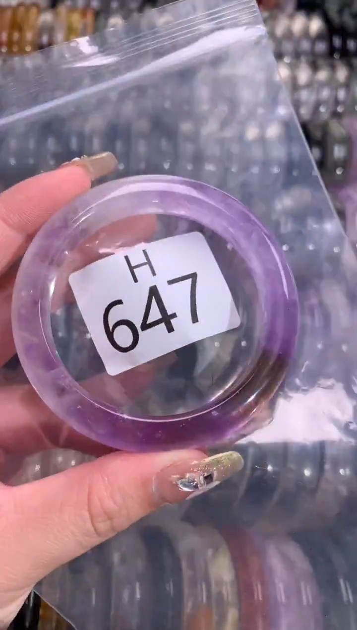 【闪购商品】水晶水晶手镯未镶嵌54-647