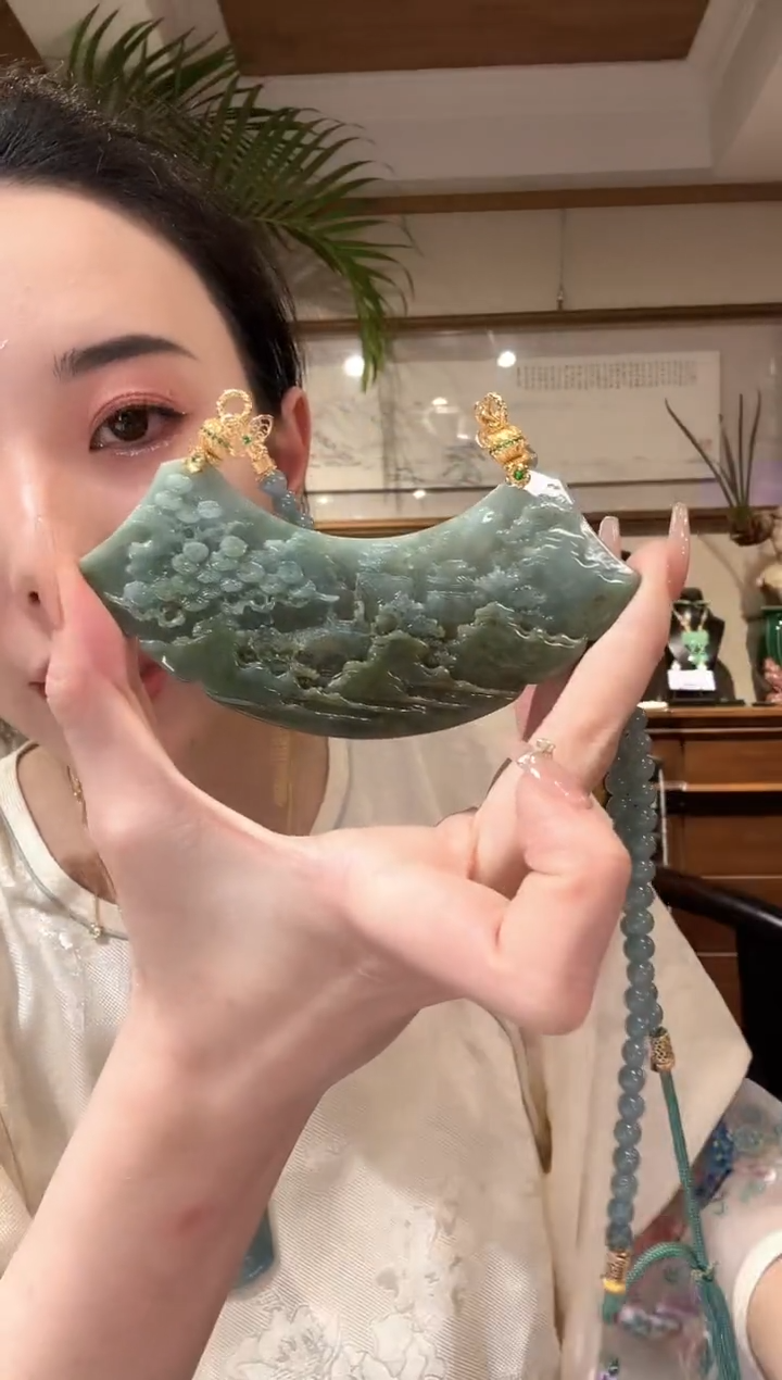 【闪购商品】翡翠颈饰未镶嵌国风