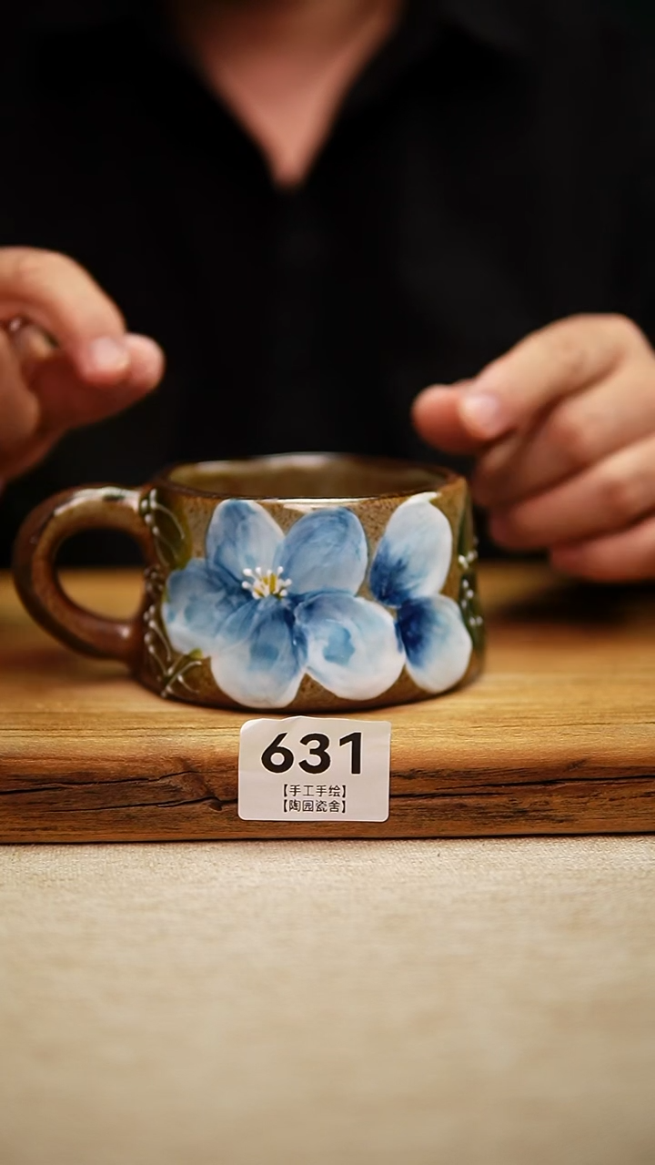 @@陶园瓷舍@@纯手工手绘@高温釉下彩