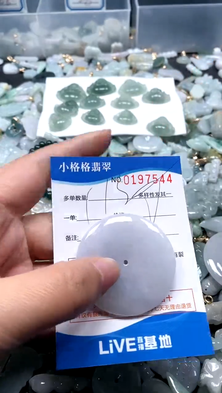 【闪购商品】翡翠颈饰未镶嵌闪购商品0197544