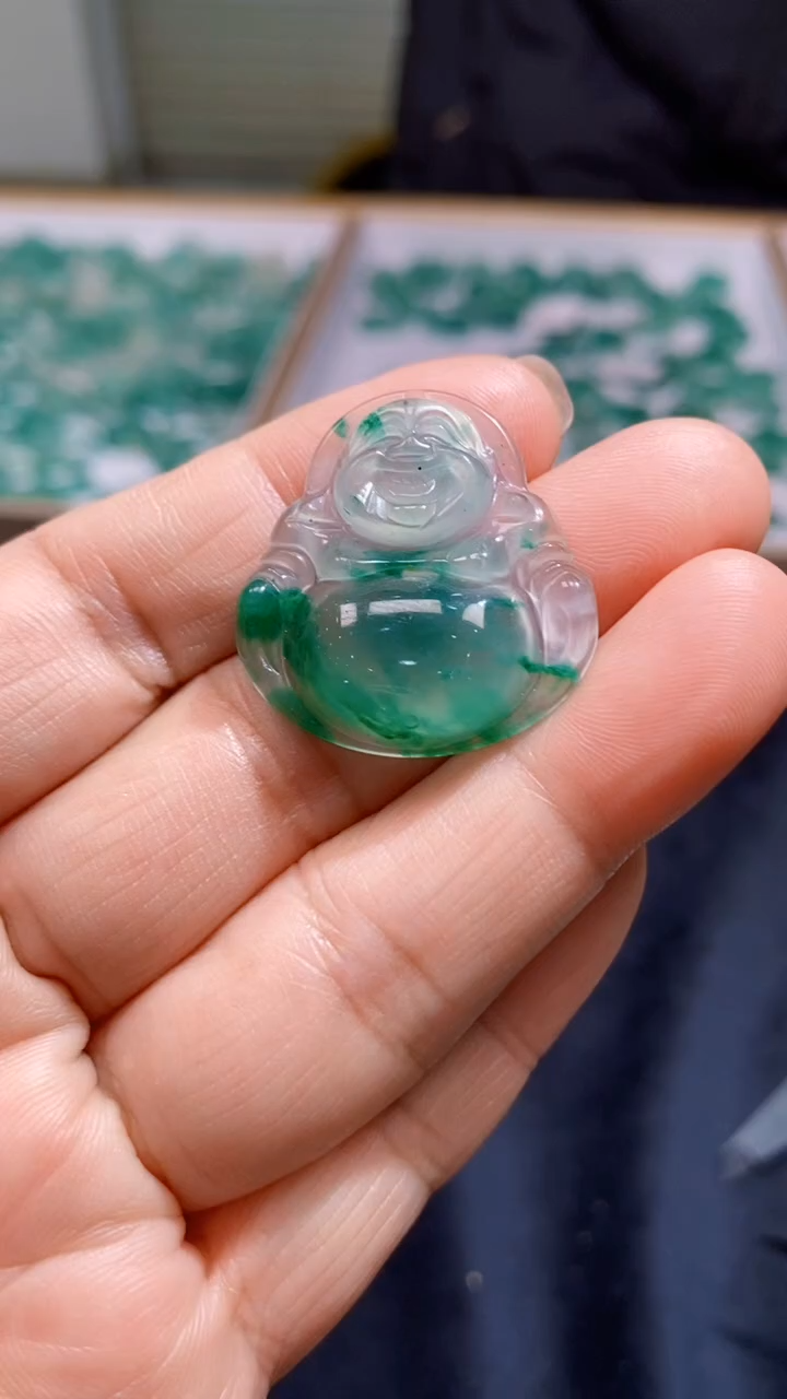 【闪购商品】石英质玉颈饰未镶嵌天然A货非洲翠