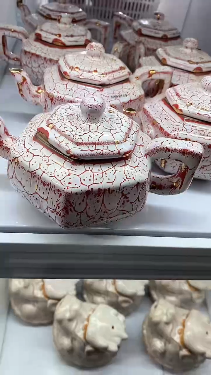 【闪购商品】瓷片陶瓷茶器孤品91加金