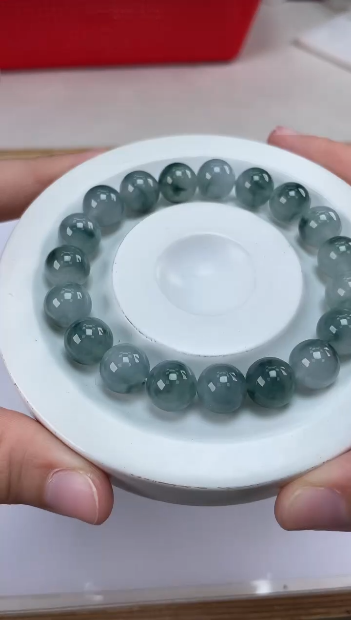 【闪购商品】翡翠颈饰未镶嵌手串手链卡10毫米