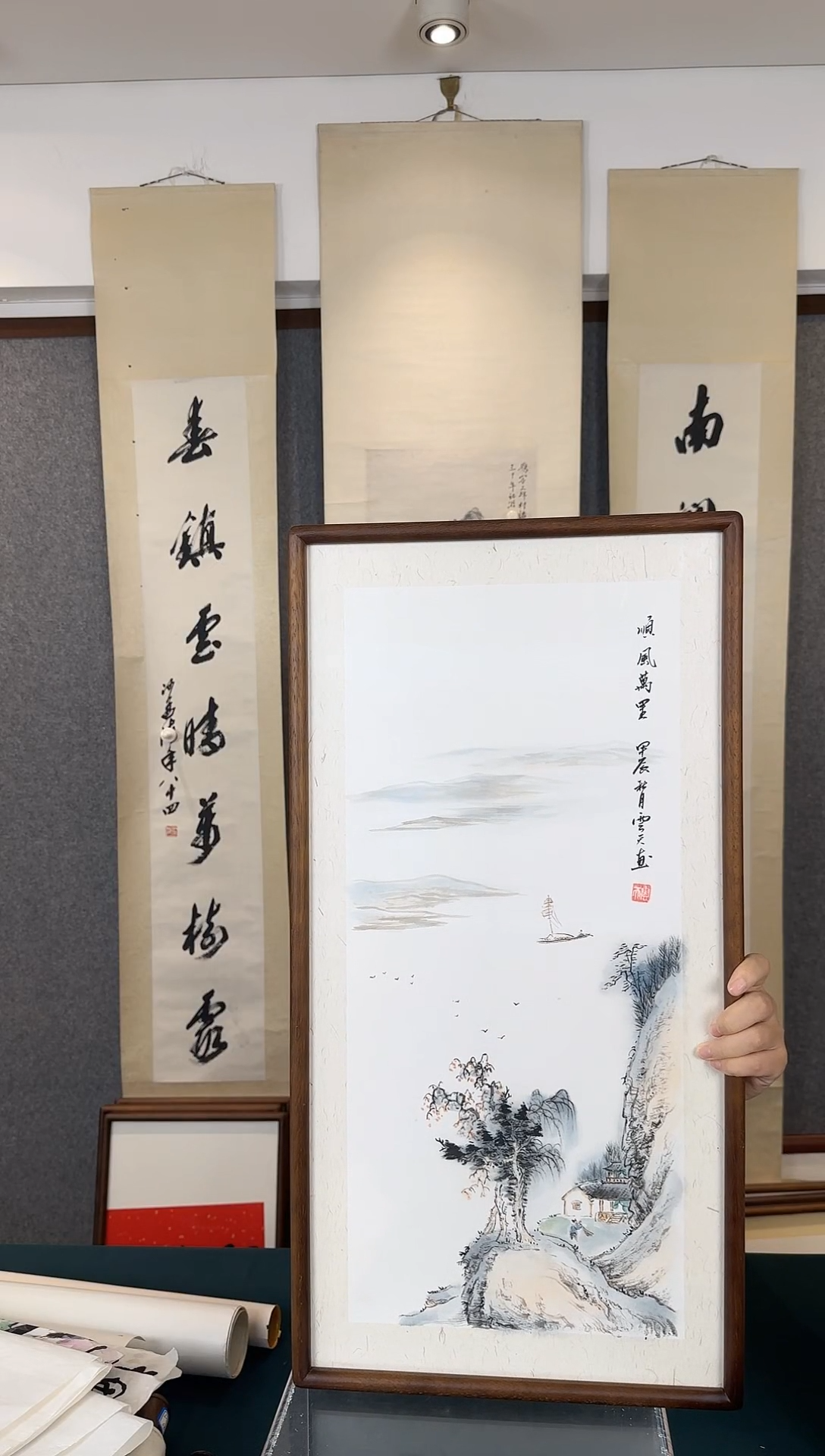 国画老师手绘作品