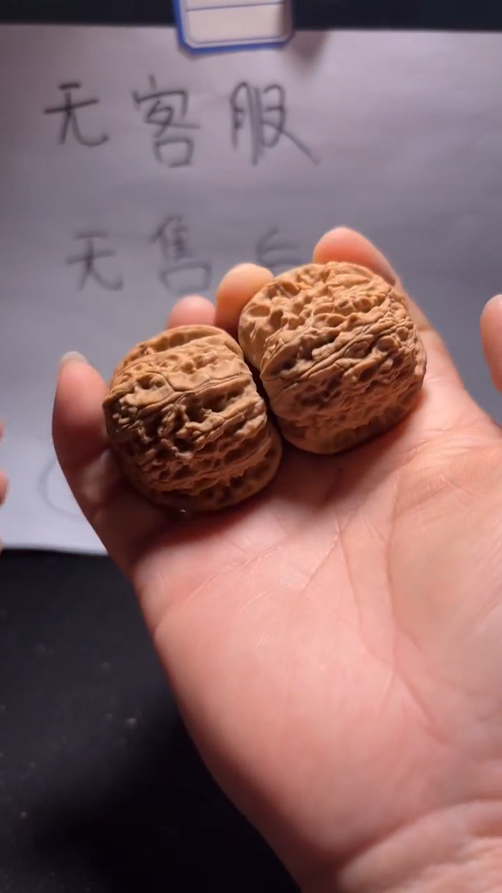 把件文玩核桃304白狮子