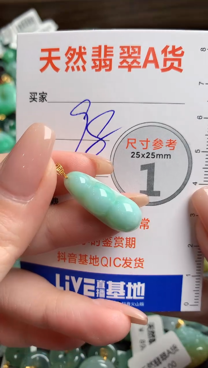 【闪购商品】翡翠颈饰18K金镶嵌13003274