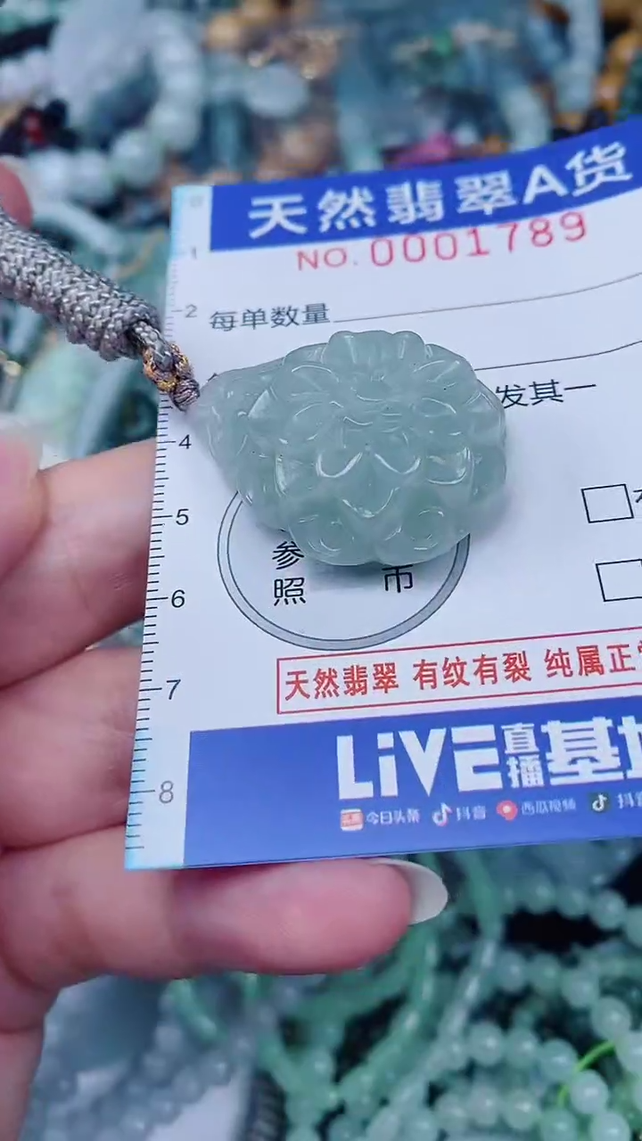 翡翠未镶嵌颈饰00001789