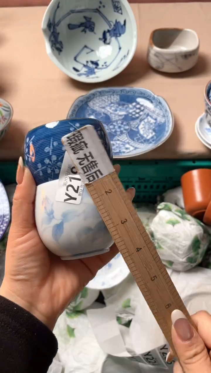 瓷片只****麻瓷器瓷器Y219