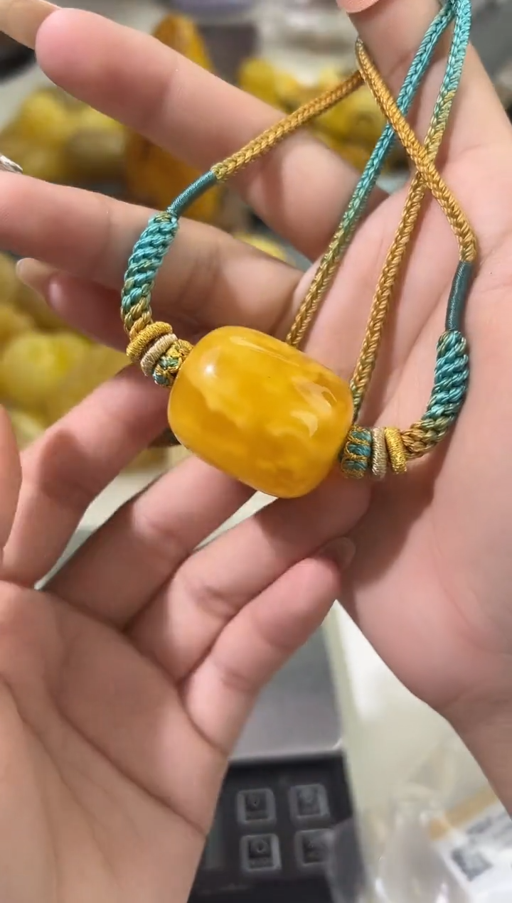 裸石琥珀未镶嵌天然琥珀蜜蜡吊坠