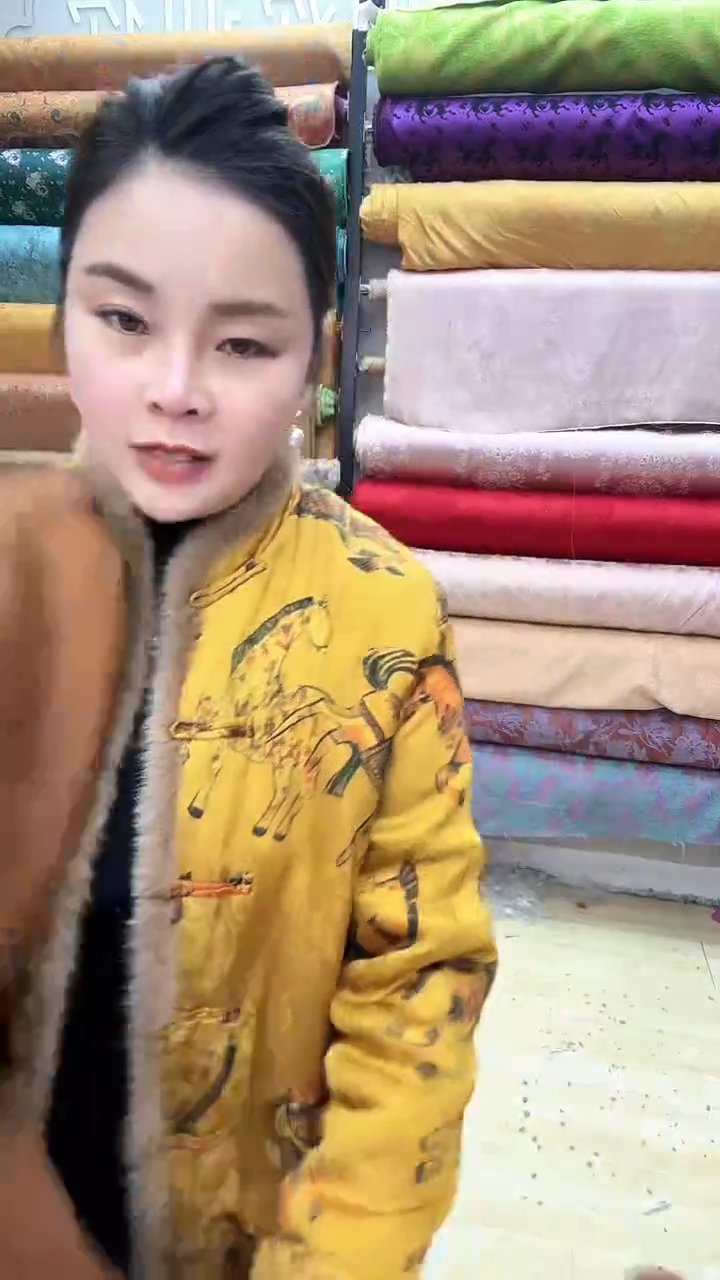 23号黄色小马香云纱1.5米