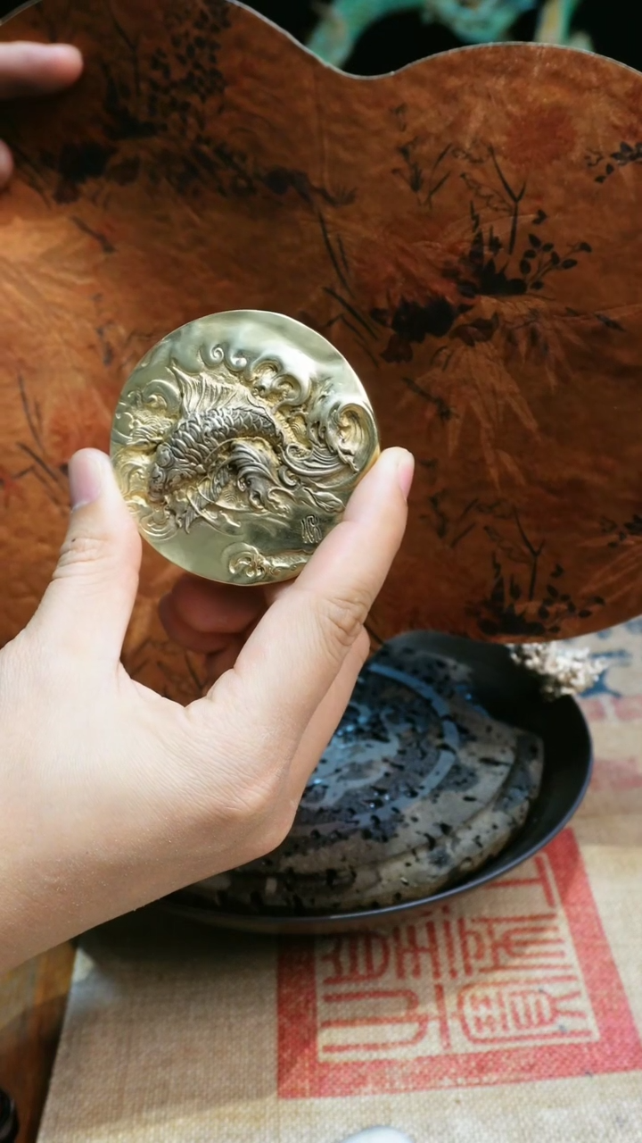 【闪购商品】茶盏欲山行 锦鲤盖置