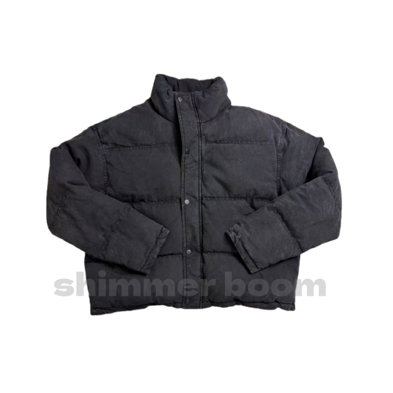 云朵立领印染保暖美式休闲棉服纯色加厚百搭