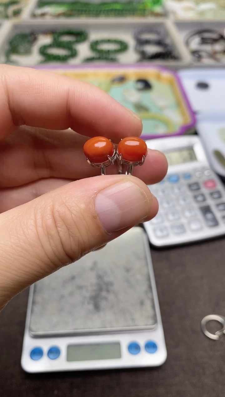 【闪购商品】南红玛瑙戒指银S925镶嵌随机发货 拍一发一