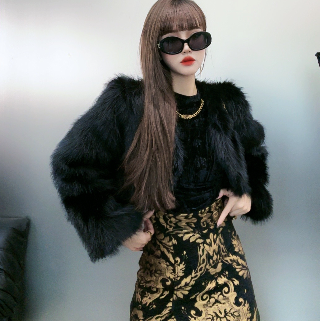 大黑哥【沉鱼落雁】1198#2024秋冬新款网红时尚百搭显瘦外套冬季