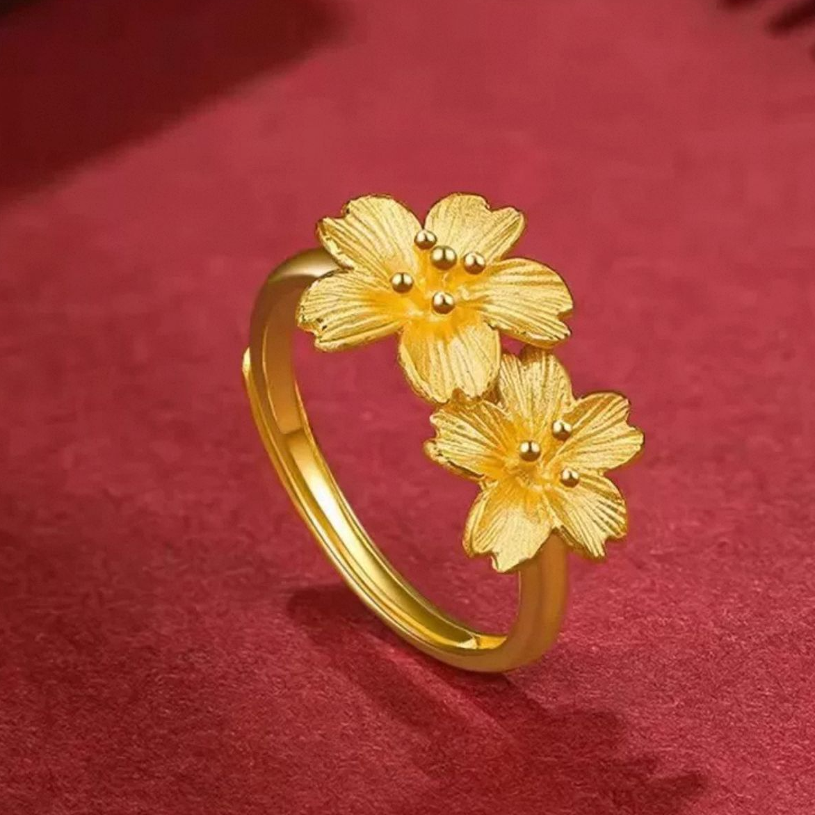 精工高版本桃花戒指