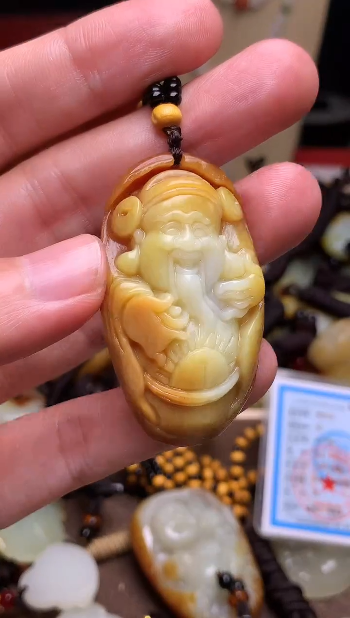 颈饰未镶嵌和田玉新疆料青海料清水和田玉吊坠