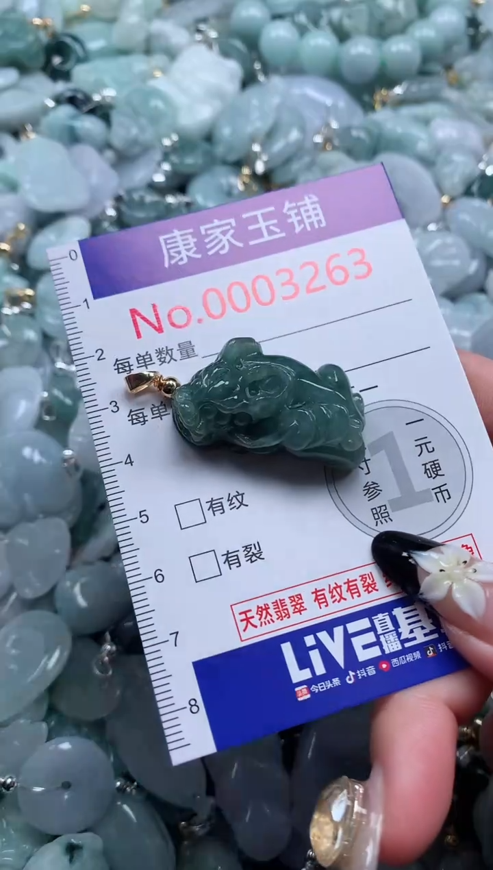 颈饰未镶嵌翡翠3263